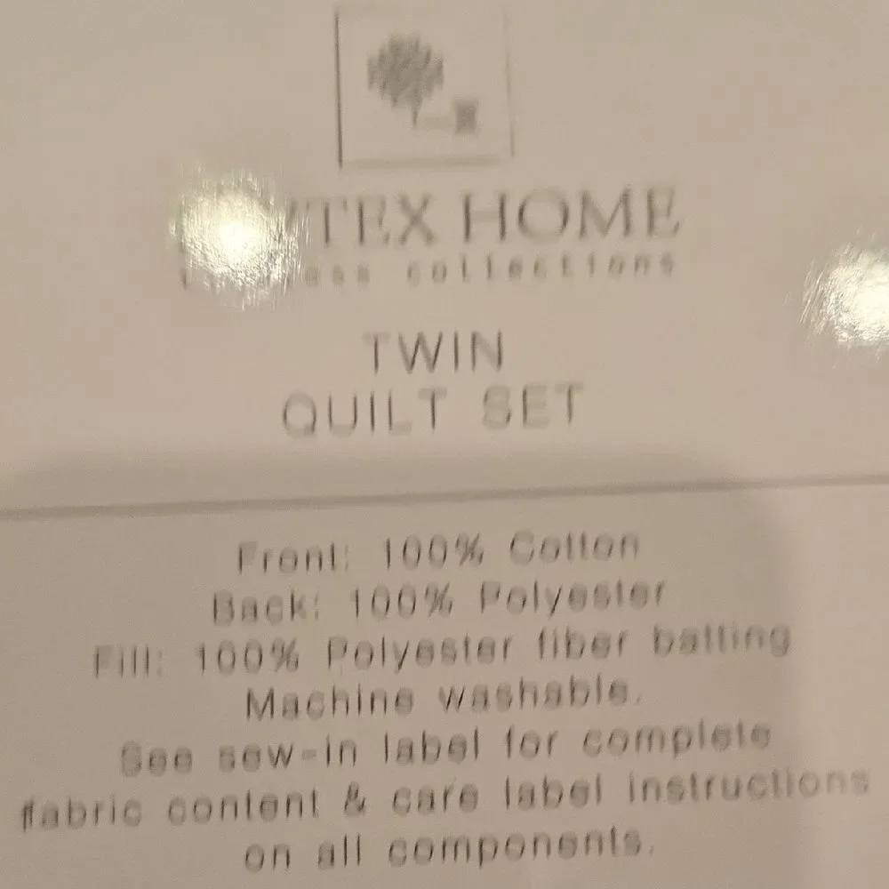 Levtex Home Taupe Waffle Quilt Set